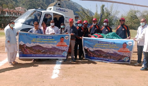 दूरस्थ इलाकों की गर्भवती महिलाओं को राहत, निशुल्क हेली सेवा से अब तुरंत अस्पताल पहुंचना संभव..
