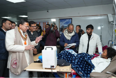 विवेकानंद हॉस्पिटल के नए भवन का CM धामी ने किया लोकार्पण..