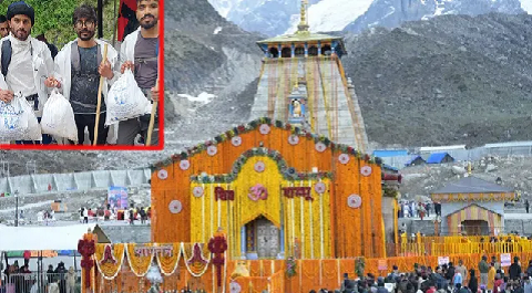 केदारनाथ में पर्यावरण संरक्षण की अनूठी पहल..